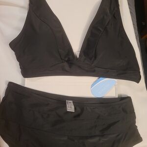 Classic Black Triangle Bikini Set